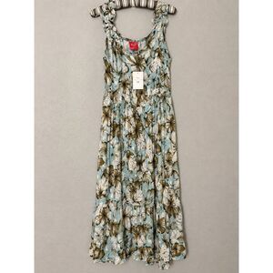 Rage floral tiered midi dress